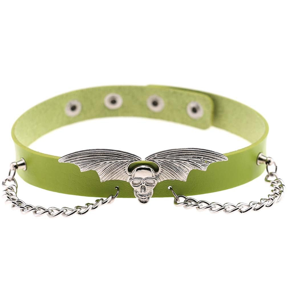 Punk Halloween Christmas Necklace Animal Bat Wings