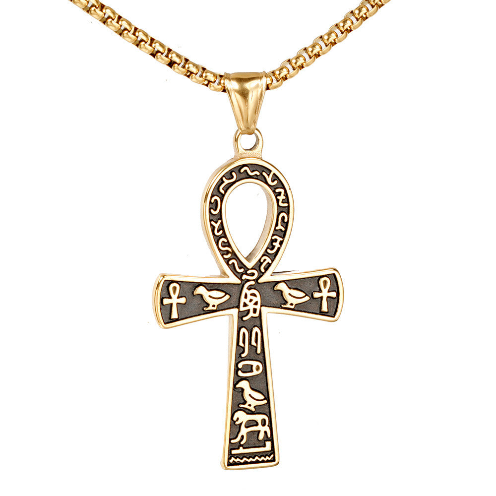 Fashion Hip Hop Personality Cross Men's Pendant