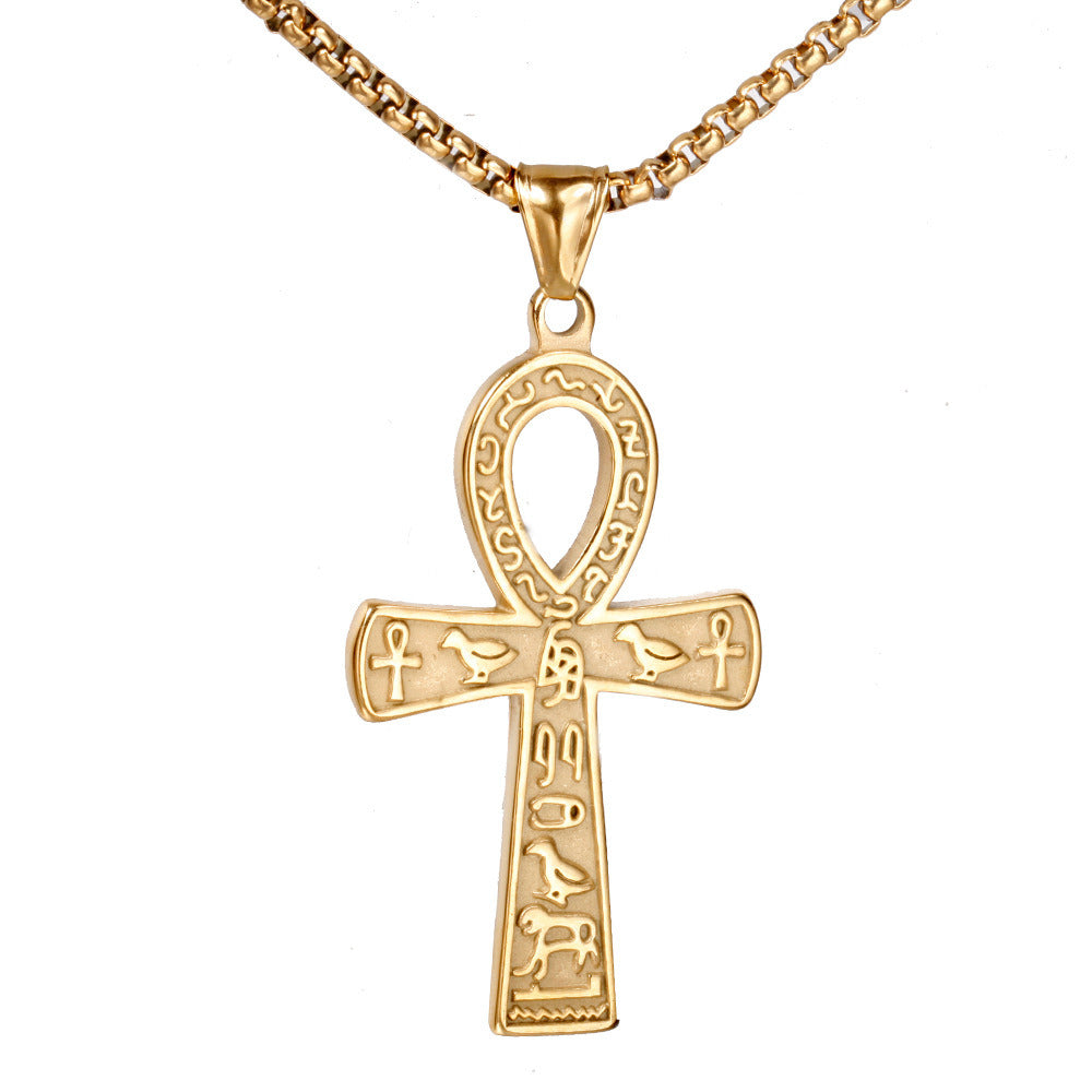 Fashion Hip Hop Personality Cross Men's Pendant