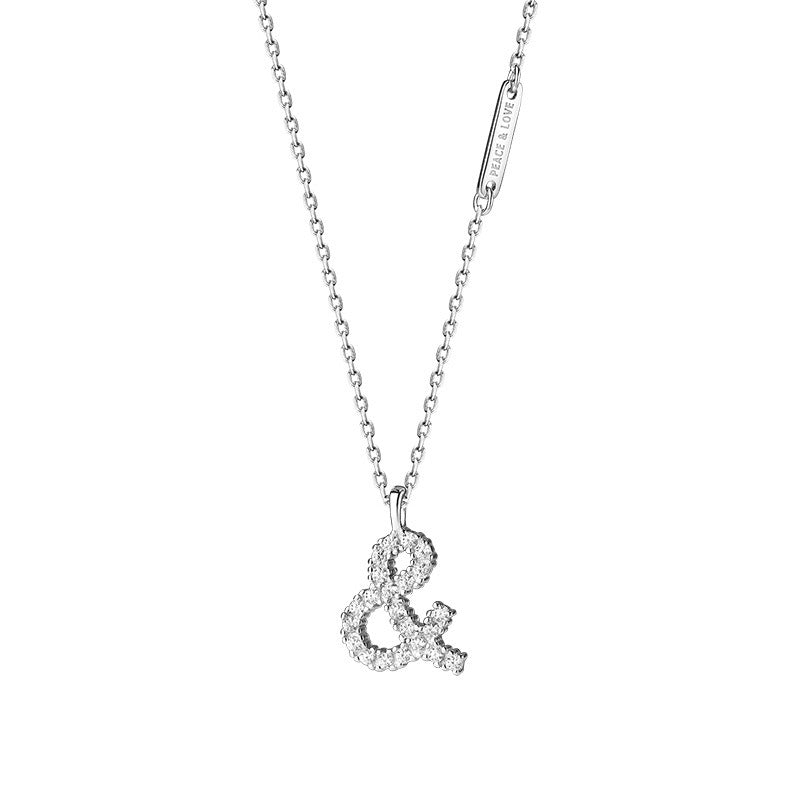 Women's Niche Design Sterling Silver Symbol Necklace