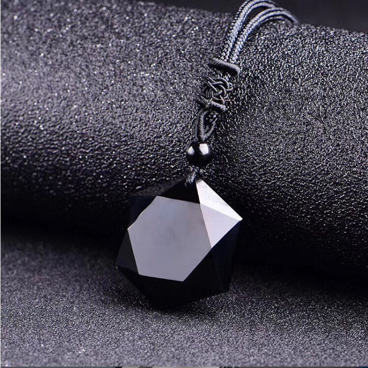 Women's Fashion Natural Pendulum Power Stone Pendant Necklace