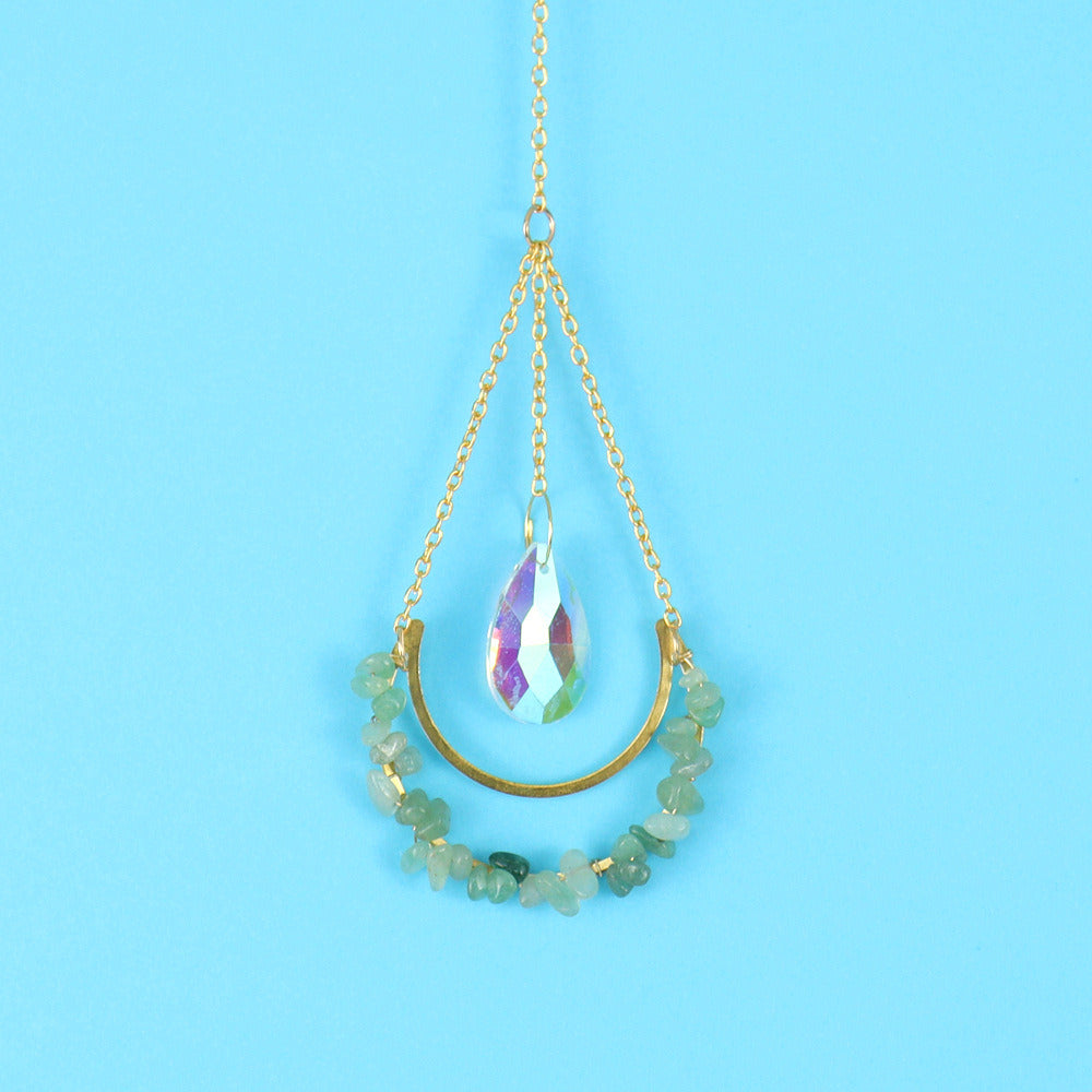 Crystal Moon Water Drop Pendant Lighting Pendant Crystal Accessories