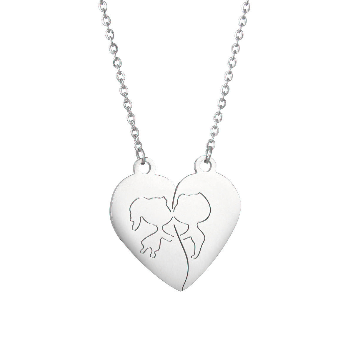 Popular New Couple Necklace Love Double Spell