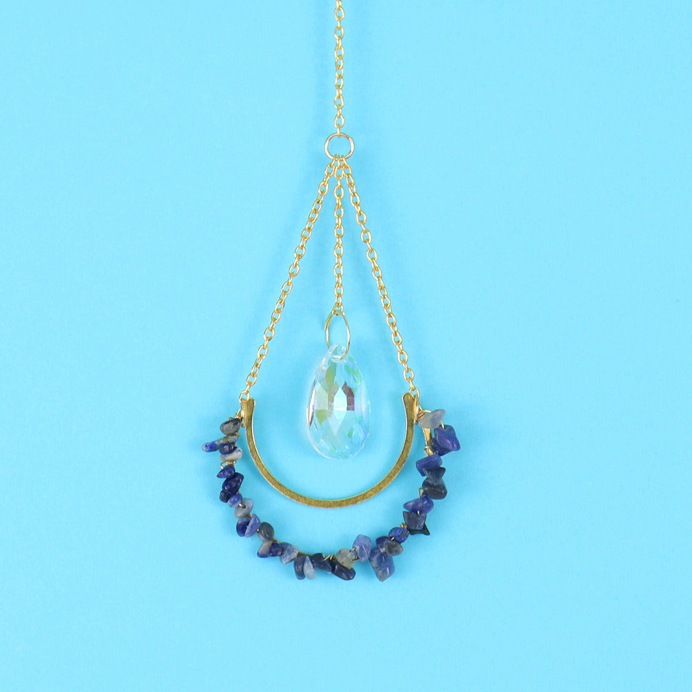 Crystal Moon Water Drop Pendant Lighting Pendant Crystal Accessories