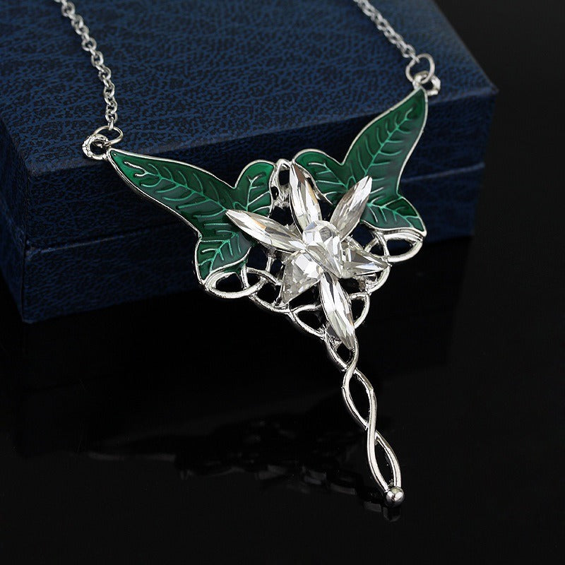 Leaf Twilight Star Combination Necklace Jewelry