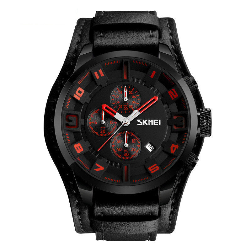 Fashion Men's Waterproof Business Quartz Multi-function Sports Watch