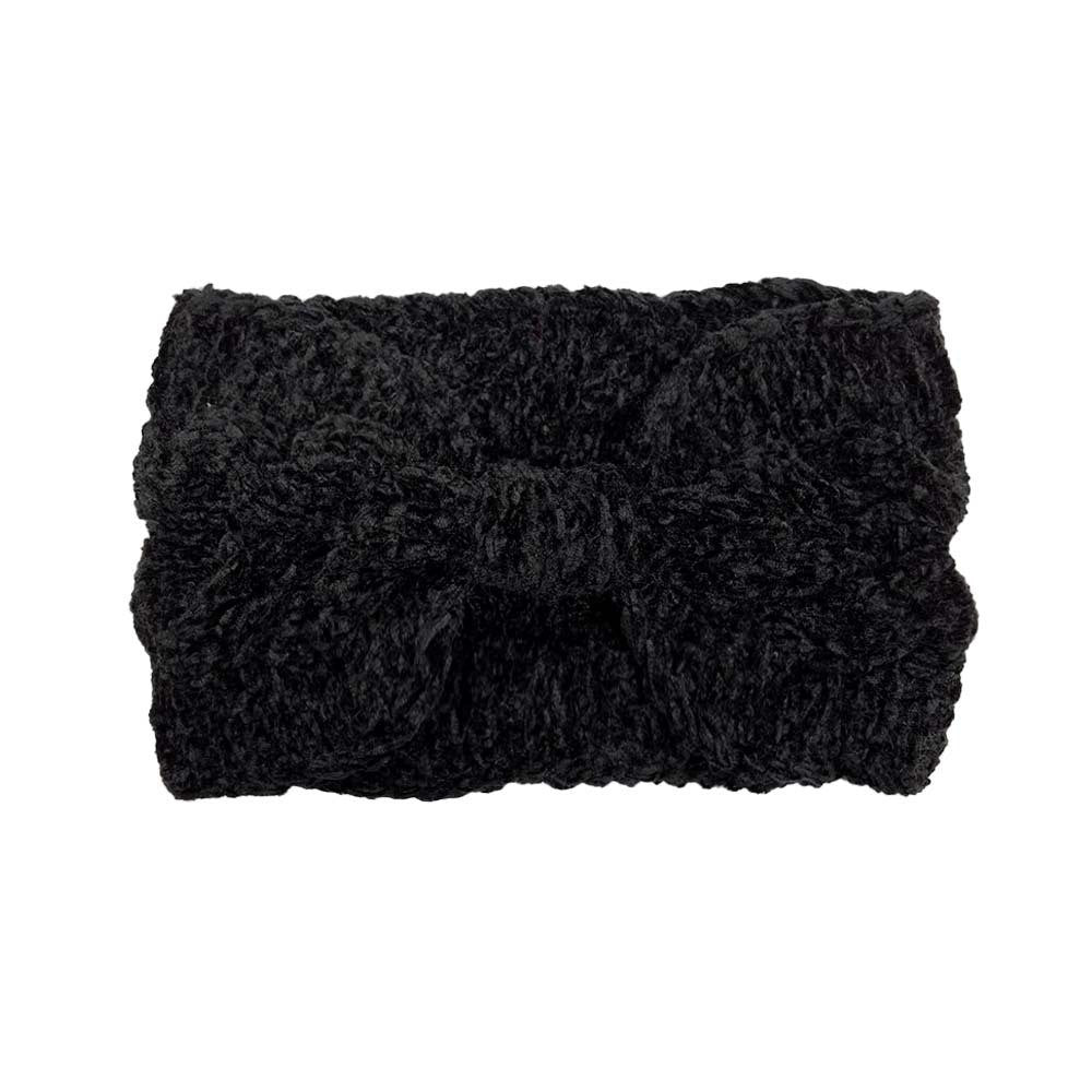 Fried Dough Twist Bow Knitted Hair Band Cheney Warm