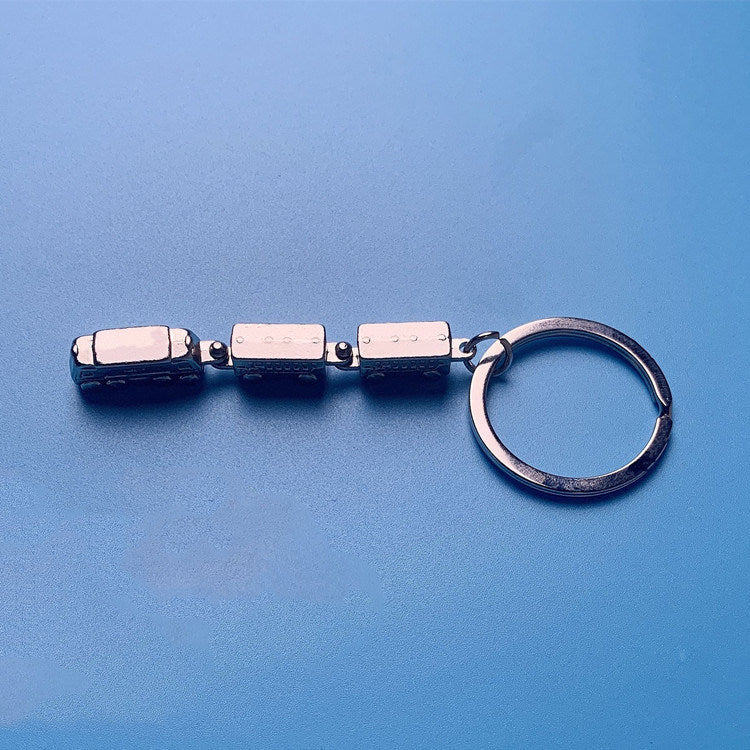 Fashion Simple Train Shape Keychain Gift Charm