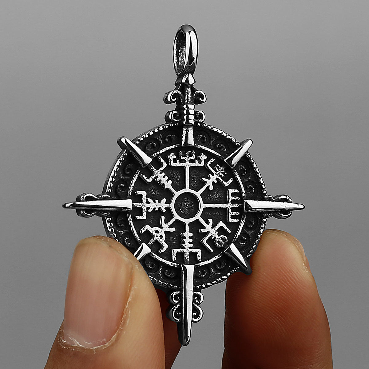 Men's Fashion Necklace Personality Punk Pendant