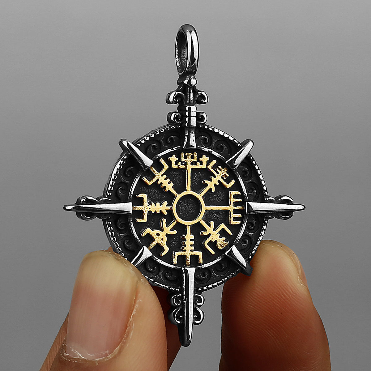 Men's Fashion Necklace Personality Punk Pendant