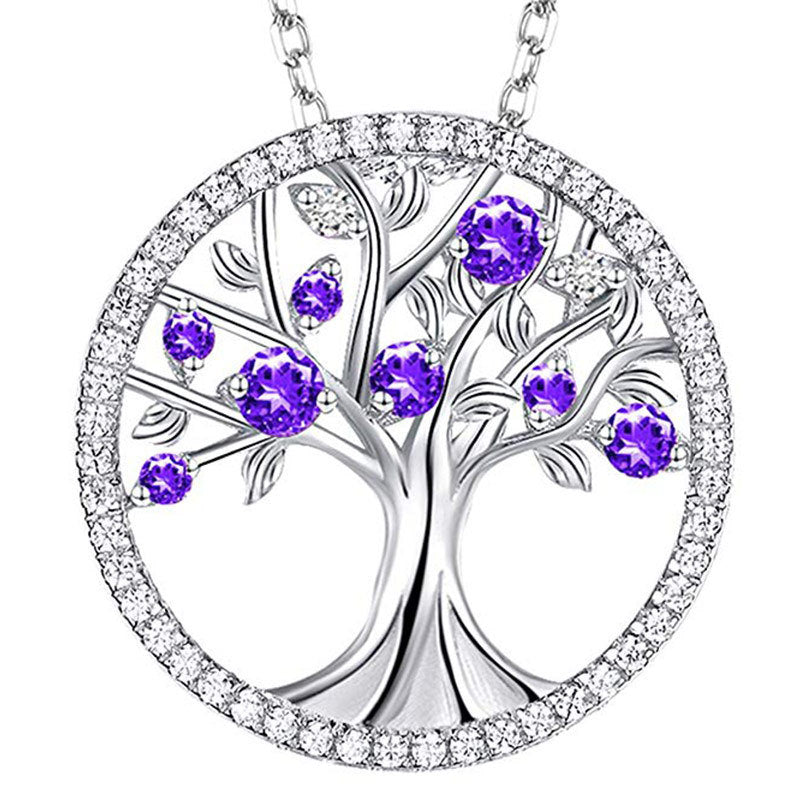 Fashion Tree Of Life Ladies Necklace Natural Wind Creative