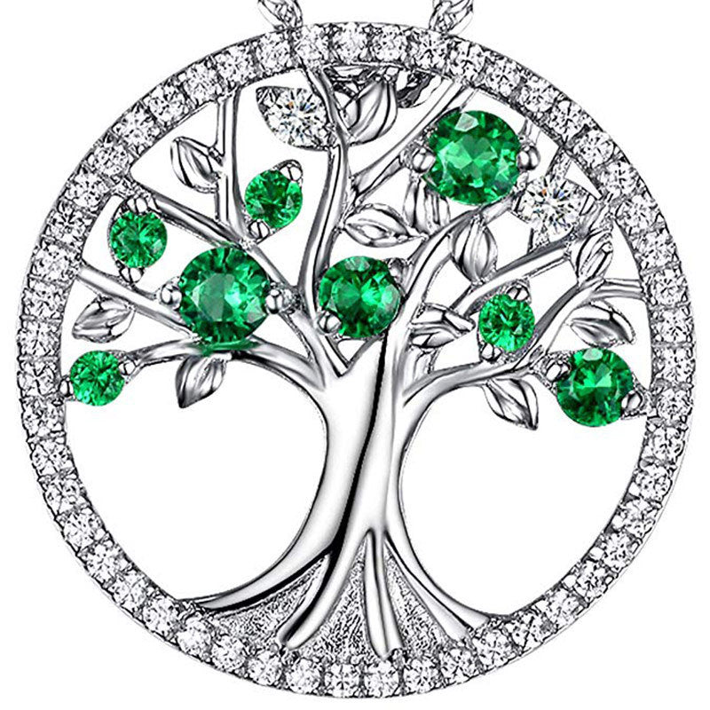 Fashion Tree Of Life Ladies Necklace Natural Wind Creative