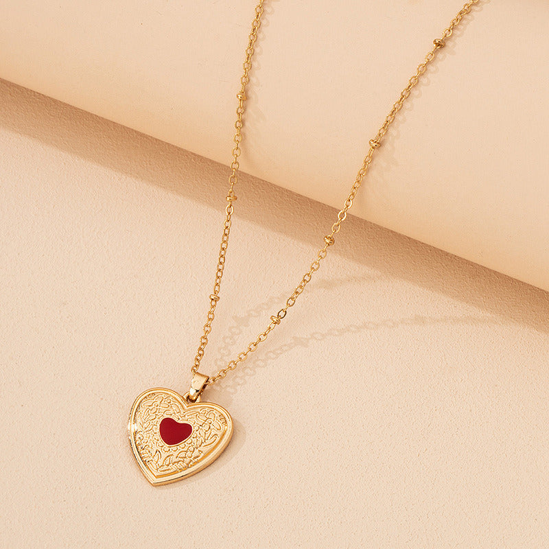 Women's Vintage French Love Necklace