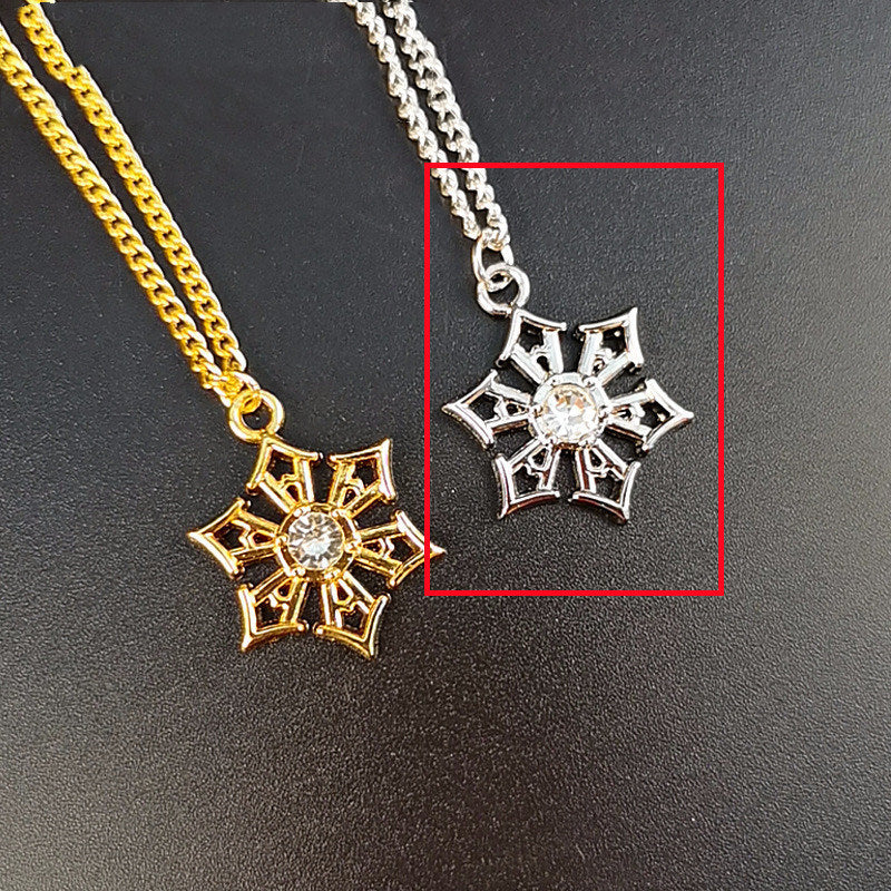 Eye Of God GenshinImpact Metal Necklace Keychain Pendant