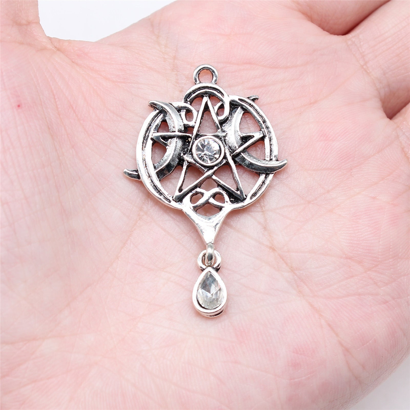 Star And Moon Amulet Pendant