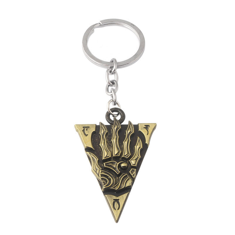 Gemstone Necklace Keychain Pendant