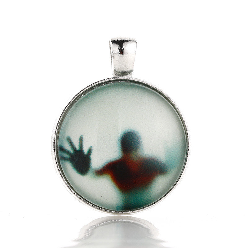 Ghost Shadow Fluorescent Pendant Boys Trend Necklace