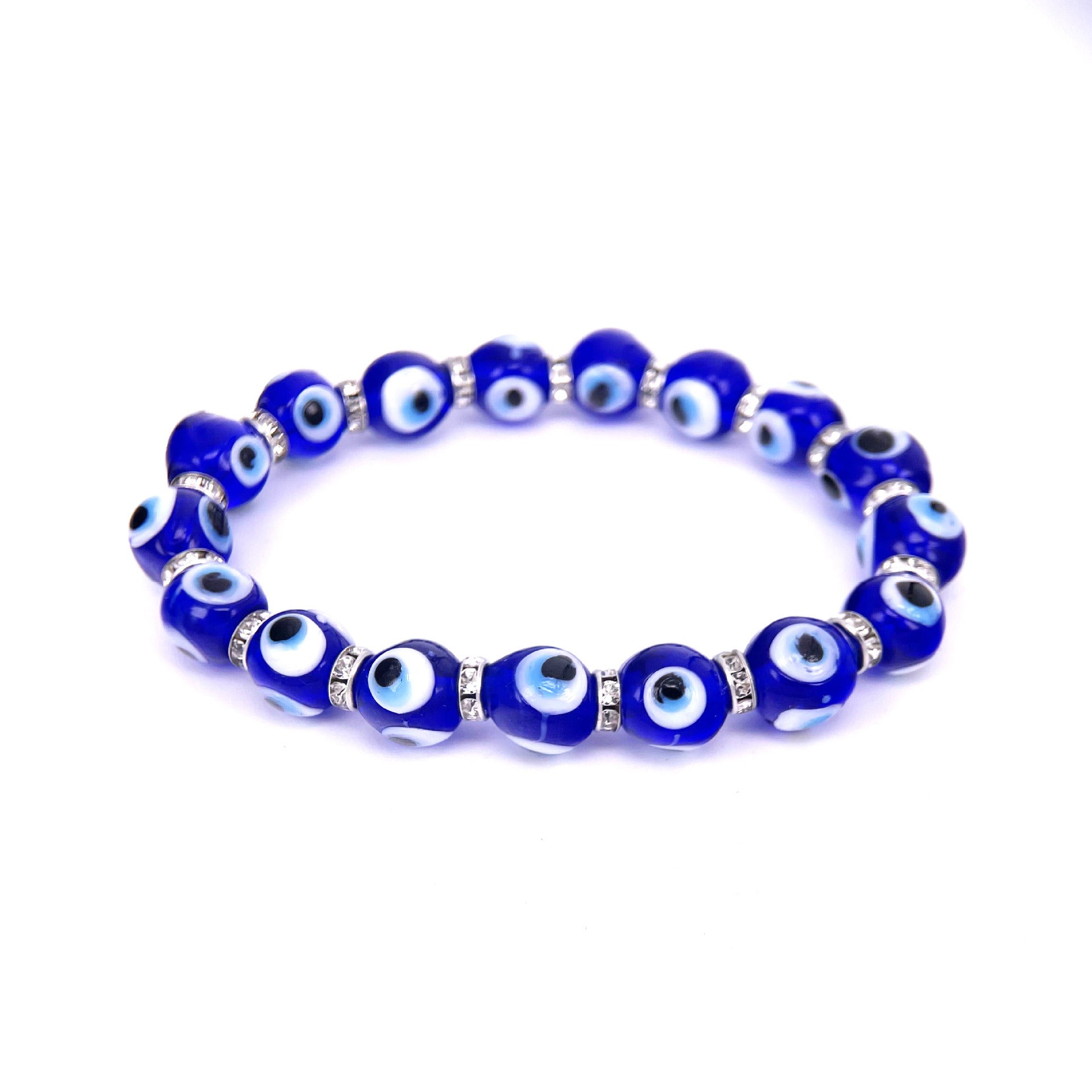 Thousand Flowers Glass Eye Bead Bracelet Liuli