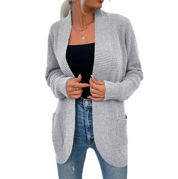 Knit Loose Open Front Cardigan Sweaters