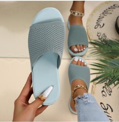 Open Flat Sandals Slippe Shoes