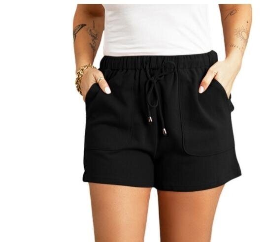 Comfy Drawstring Casual Elastic Waist Shorts