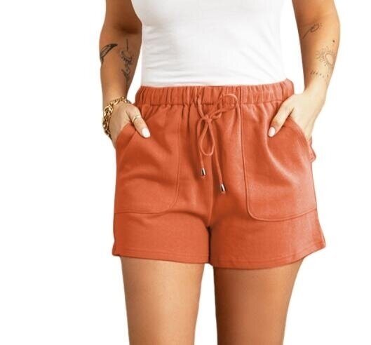 Comfy Drawstring Casual Elastic Waist Shorts