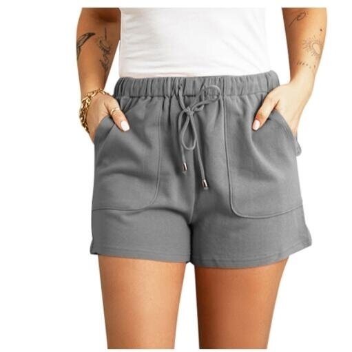 Comfy Drawstring Casual Elastic Waist Shorts