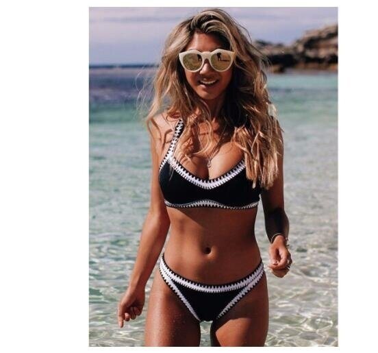 Push Up Two Piece Bikini Swimsuits