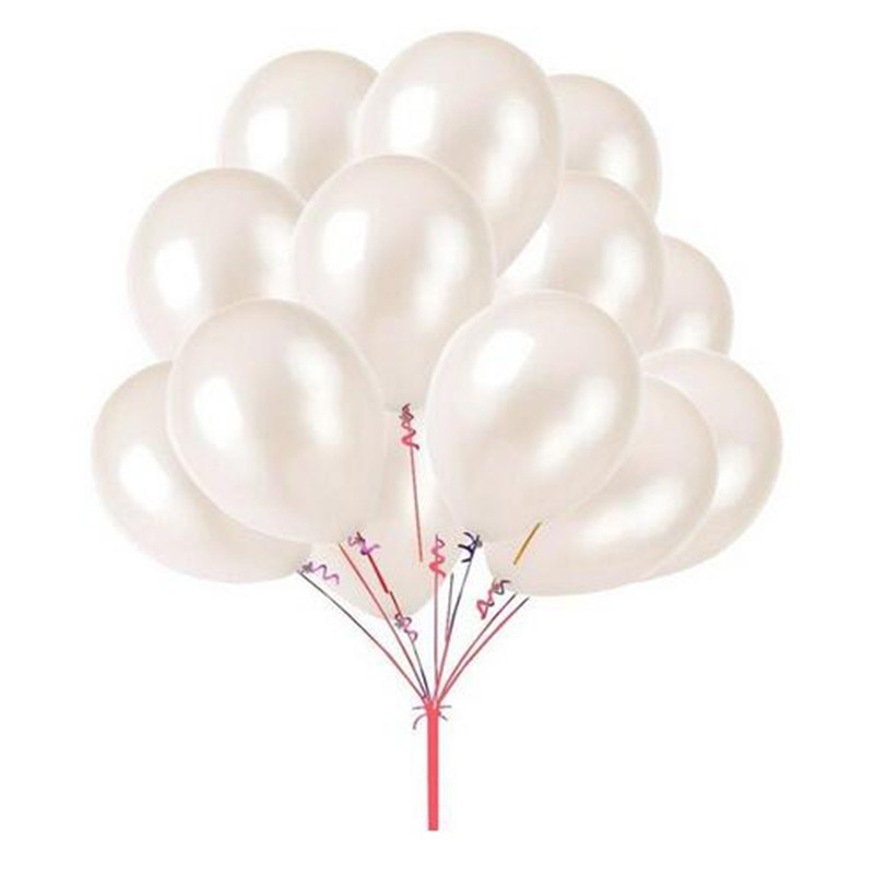 100pcs/bag 10 Inch Pearl Balloon Circle Latex Balloon Wedding Party Balloons