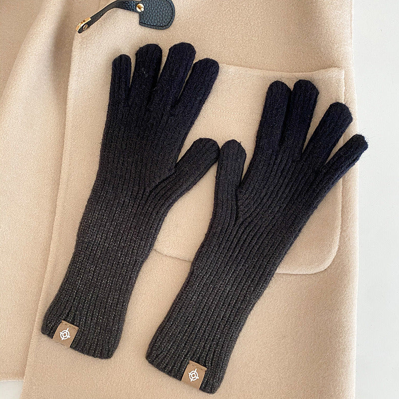 Gradient Glove Touch Screen Gloves For Winter Warm Fashion Gloves