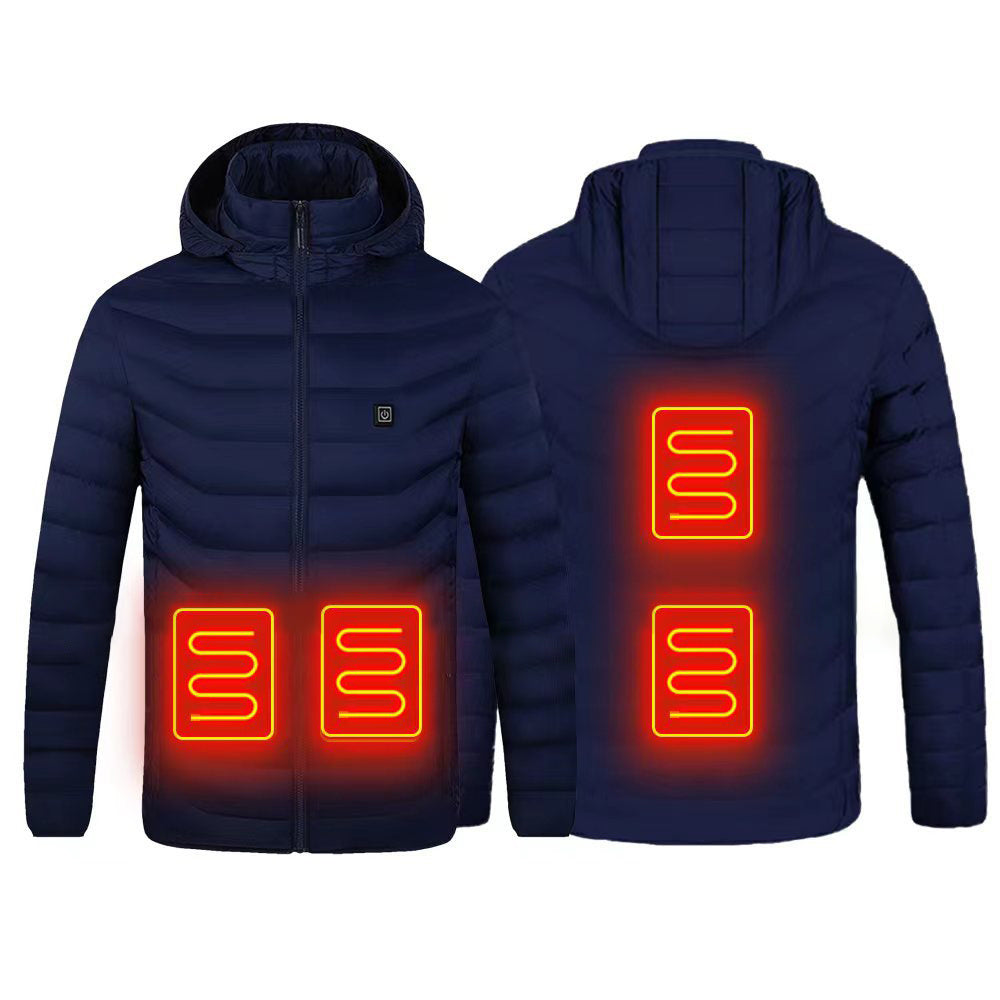Male And Female Lightweight Electric Padded Jacket Usb Constant Temperature Electric Heating Padded Jacket