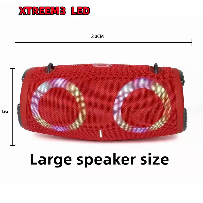 100W high power bluetooth speaker portable RGB colorful light waterproof wireless subwoofer360stereo surround TWS Caixa de som