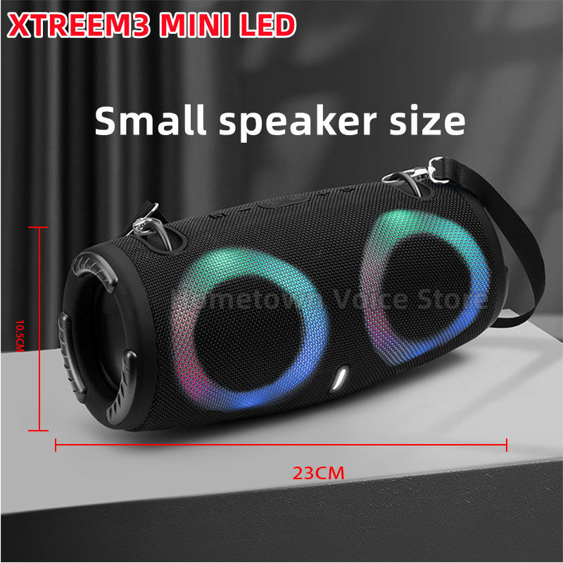 100W high power bluetooth speaker portable RGB colorful light waterproof wireless subwoofer360stereo surround TWS Caixa de som