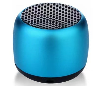 IPX5 Waterproof Mini Portable Bluetooth Speaker Metal HiFi TWS Interconnection Super Small Steel Stereo Wireless Loudspeaker