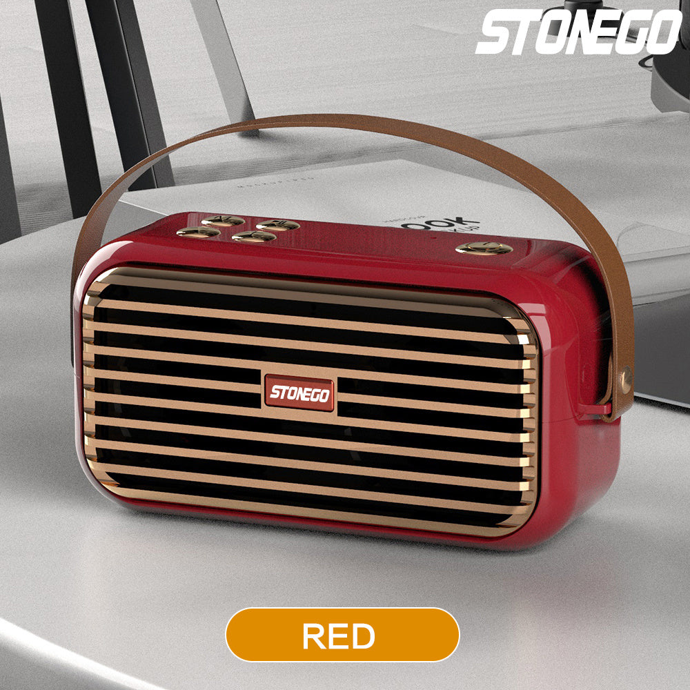 Wireless Bluetooth Speaker with Stereo Sound; Extended Bass and Treble; TWS Bluetooth 5.0 TF Card &amp; USB &amp; AUX Audio Input