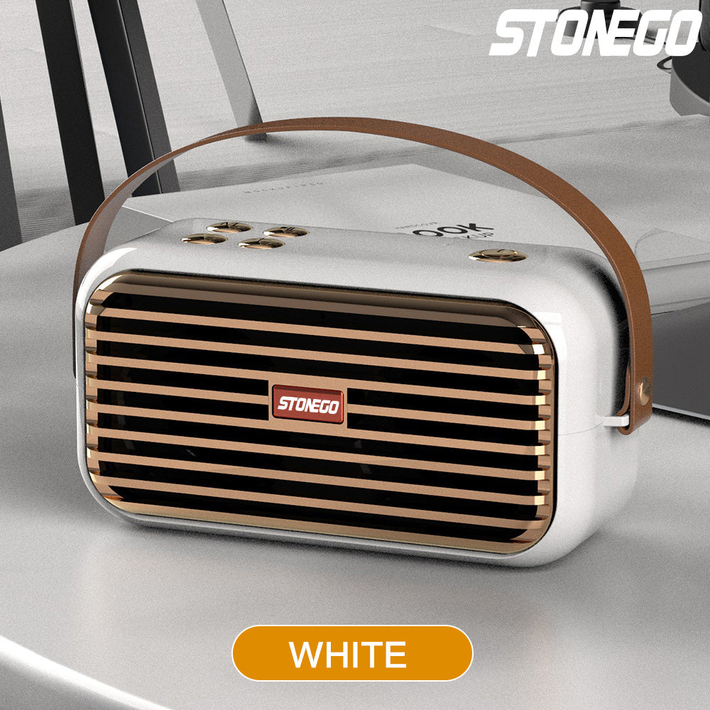 Wireless Bluetooth Speaker with Stereo Sound; Extended Bass and Treble; TWS Bluetooth 5.0 TF Card &amp; USB &amp; AUX Audio Input