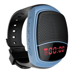 New Watch Bluetooth Speaker Outdoor Portable Display Hands-free Call FM Radio Function Supports TF Card Playback Caixa De Som