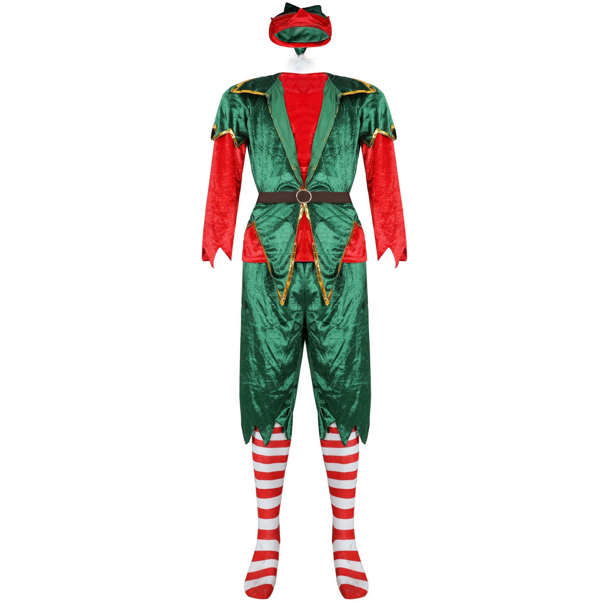 A Pair Of Christmas Costumes Cosplay Suit