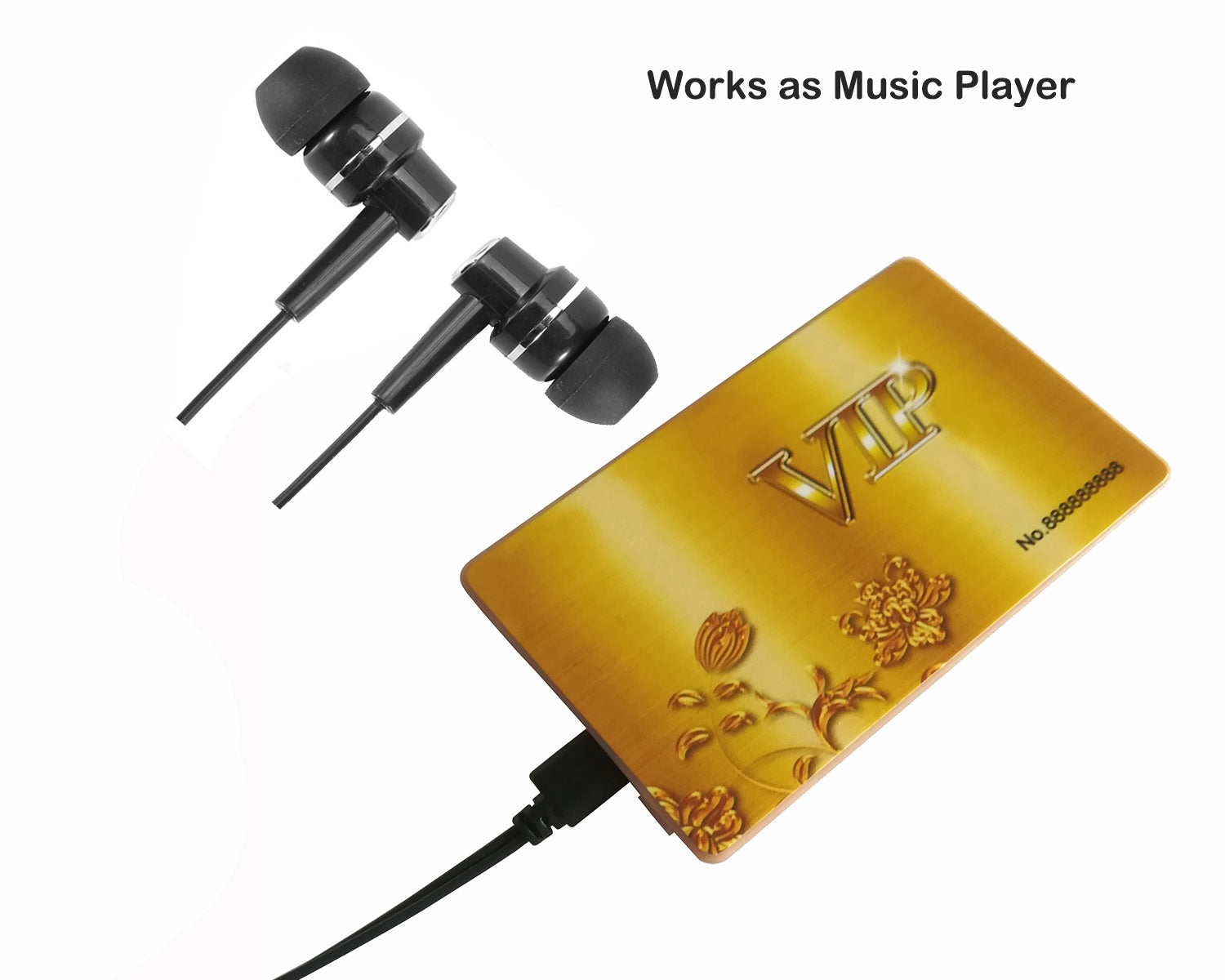 VR11 VIP Card Voice Activated Hidden Card Audio Voice Recorder built in 32GB