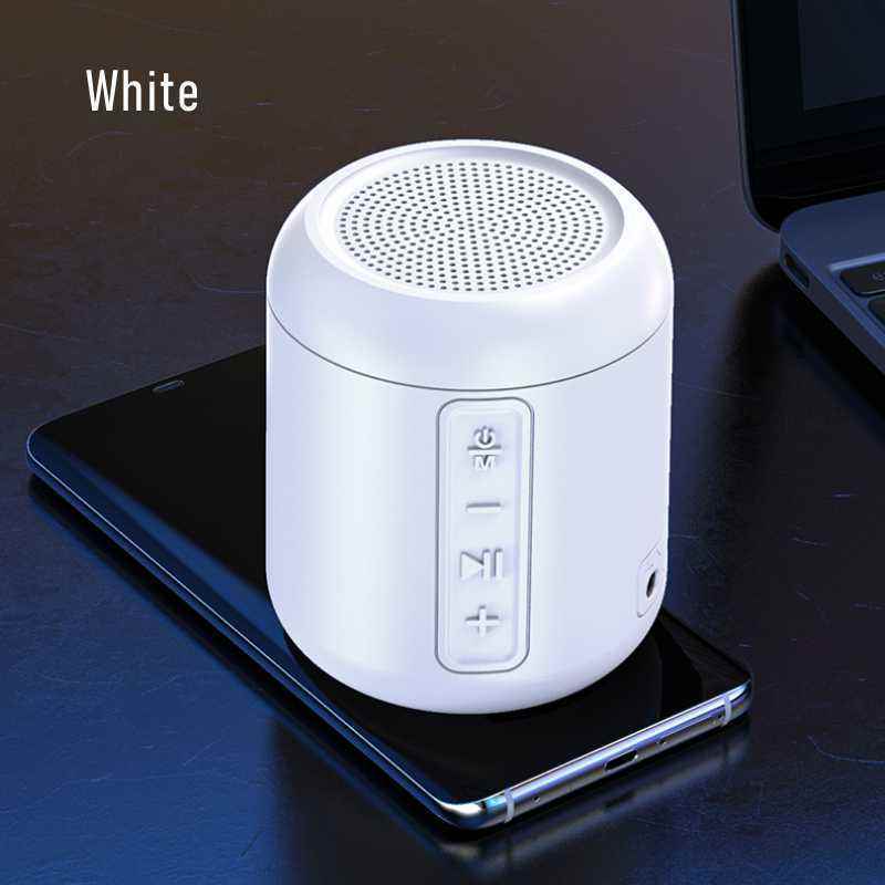 Bluetooth small speaker cylindrical computer desktop portable plug-in card mobile