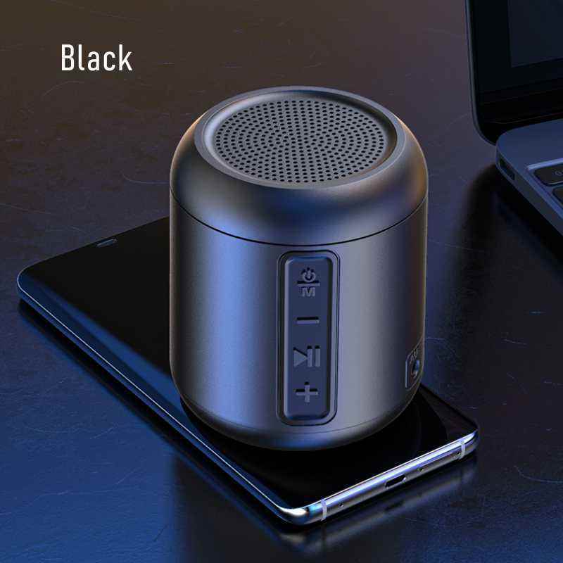 Bluetooth small speaker cylindrical computer desktop portable plug-in card mobile