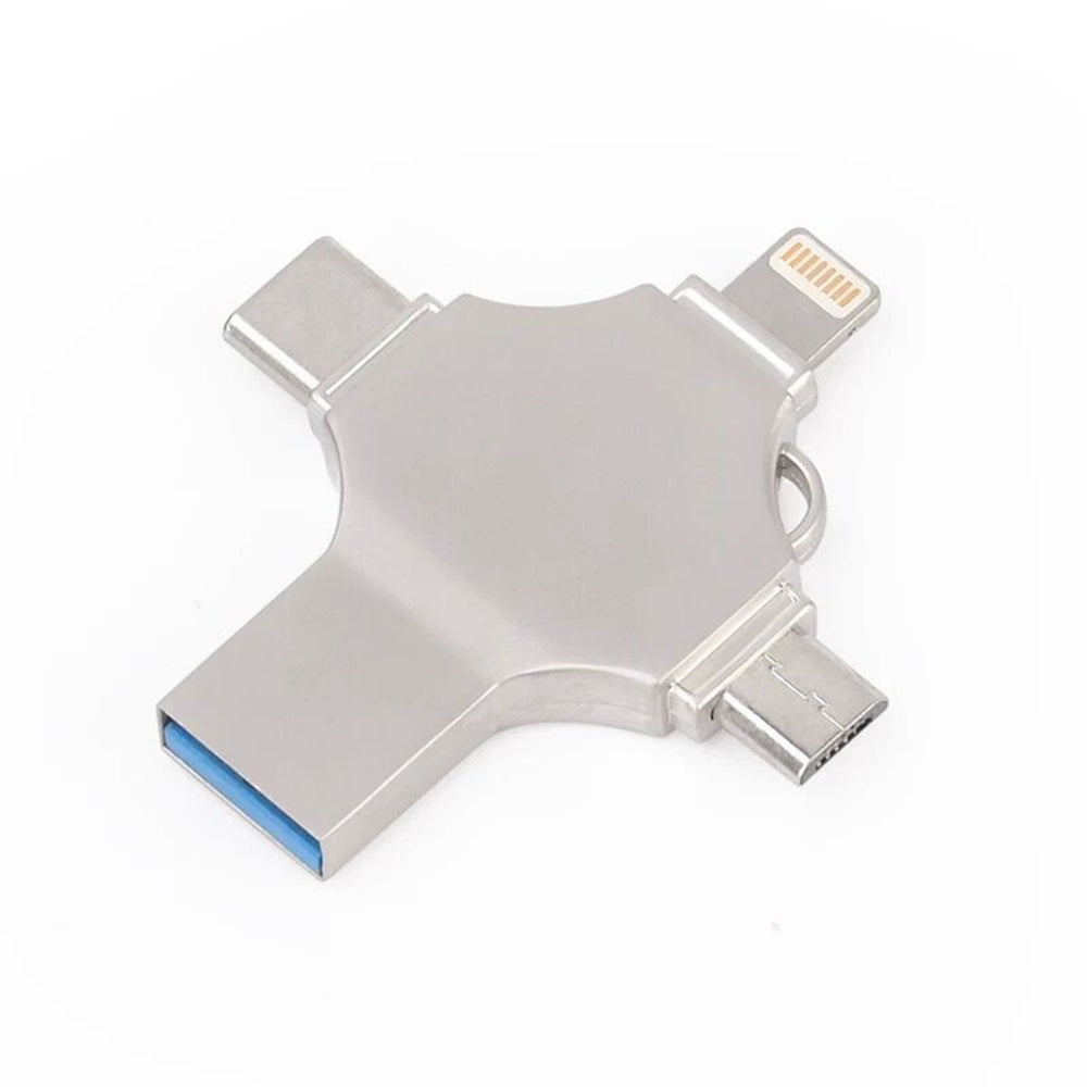 4-in-1 Smart Flash Drive - Transfer Files from Your Phone Using This Ultra-Portable Flash Drive