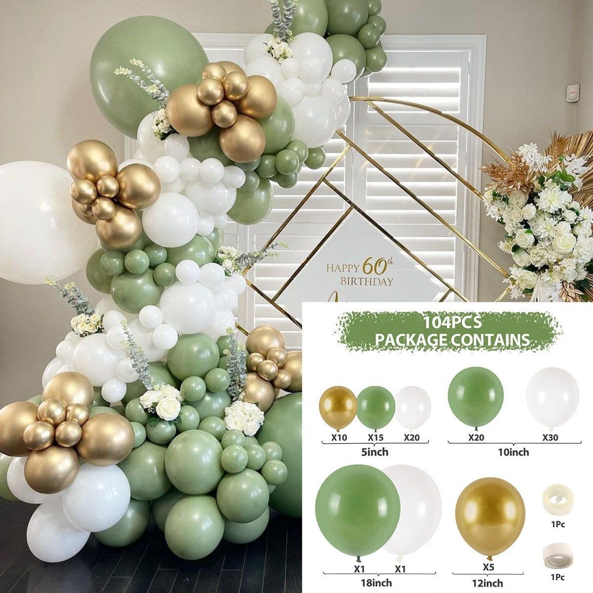 Balloon Garland Arch Kit Wedding Birthday Balloons Decoration Party Balloons For Baby Shower Decor Ballon Baloon Accessories