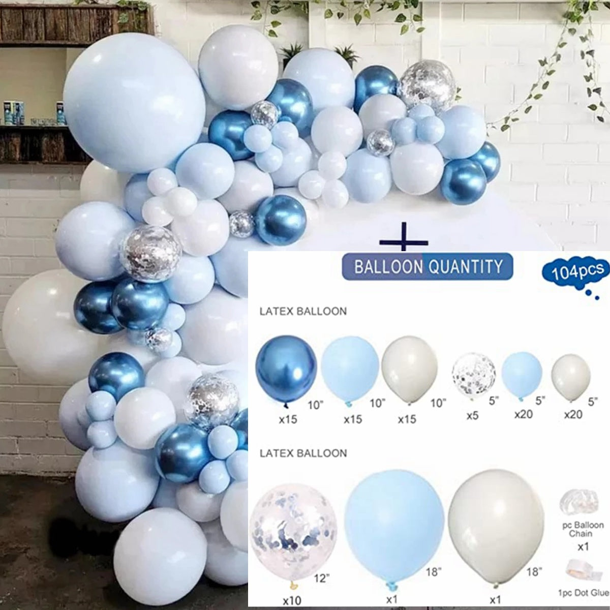 Balloon Garland Arch Kit Wedding Birthday Balloons Decoration Party Balloons For Baby Shower Decor Ballon Baloon Accessories