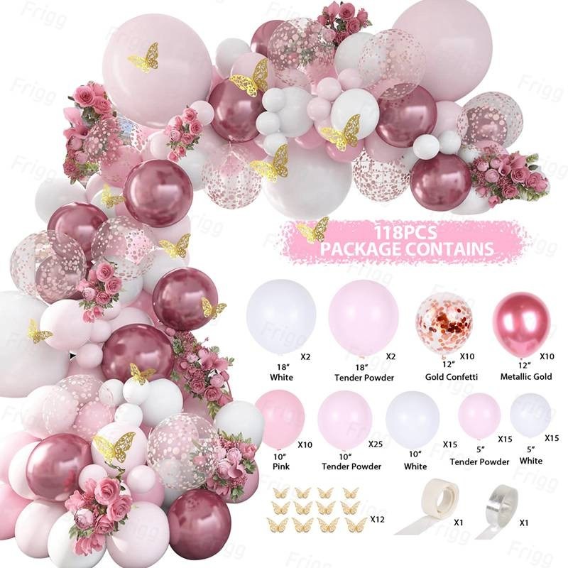 Balloon Garland Arch Kit Wedding Birthday Balloons Decoration Party Balloons For Baby Shower Decor Ballon Baloon Accessories