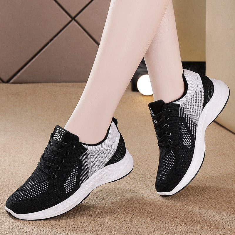 Women Mesh Casual Sport Shoes Outdoor Soft Sneaker Plus Size Breathable Lightweight Running Comfortable Spring Summer Autumn New