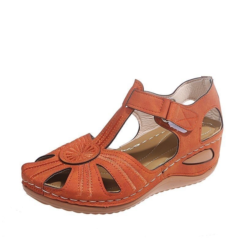 Wedge Heel Cutout Women's Sandals