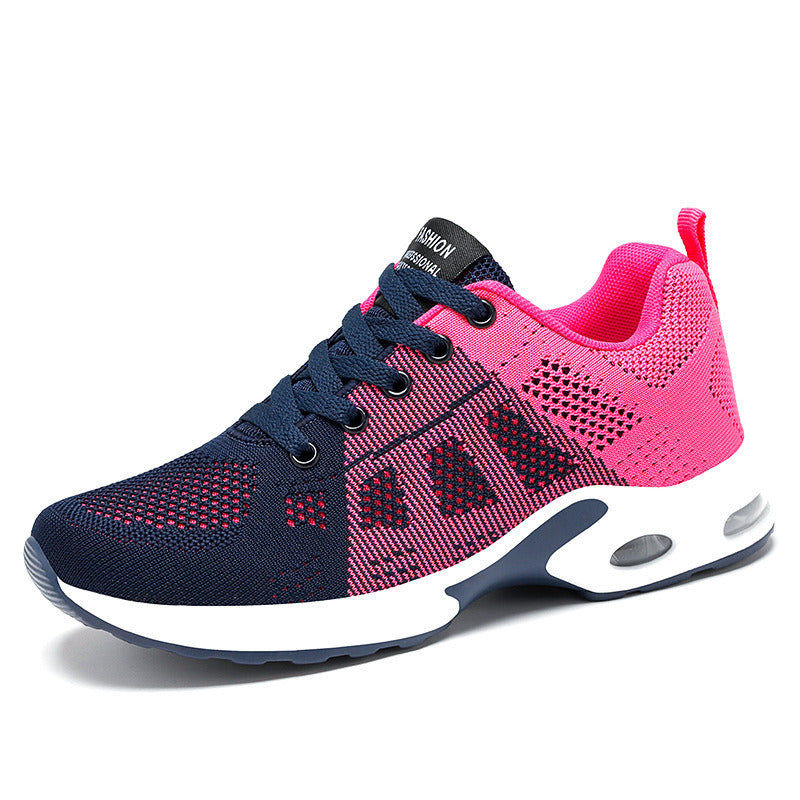 Women Mesh Casual Sport Shoes 36-42 Breathable Lightweight Running Air Cushion Outdoor Soft Sneaker Spring Summer Autumn New