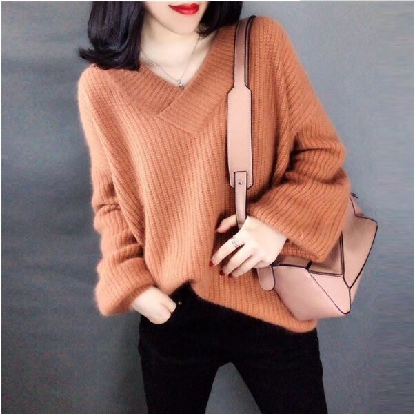 Women's Lightweight V-Neck Sweater