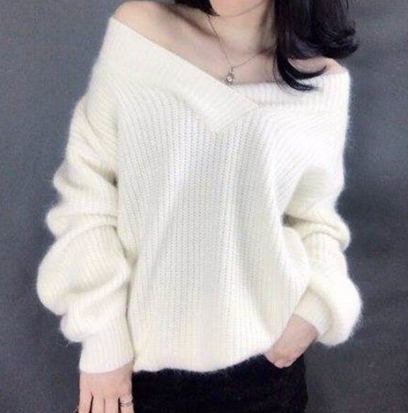 Women's Lightweight V-Neck Sweater